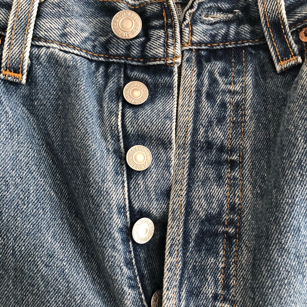 Vintage Levi Strauss 501 Straight Leg Jeans